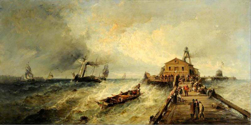 Shipping Making for a Harbour in a Rough Sea